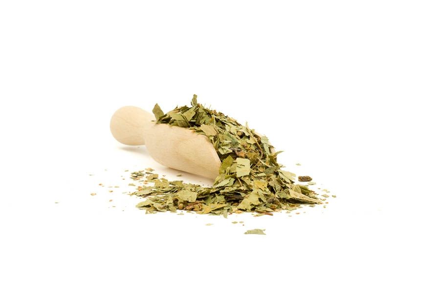 Birkenblätter geschnitten