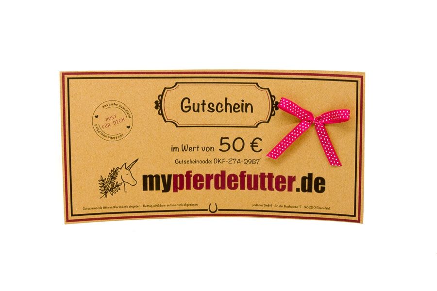 Gutschein - 50 €